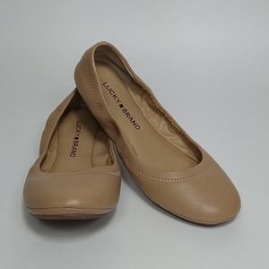 Lucky Brand Ballet Flats - Tan 6 M
